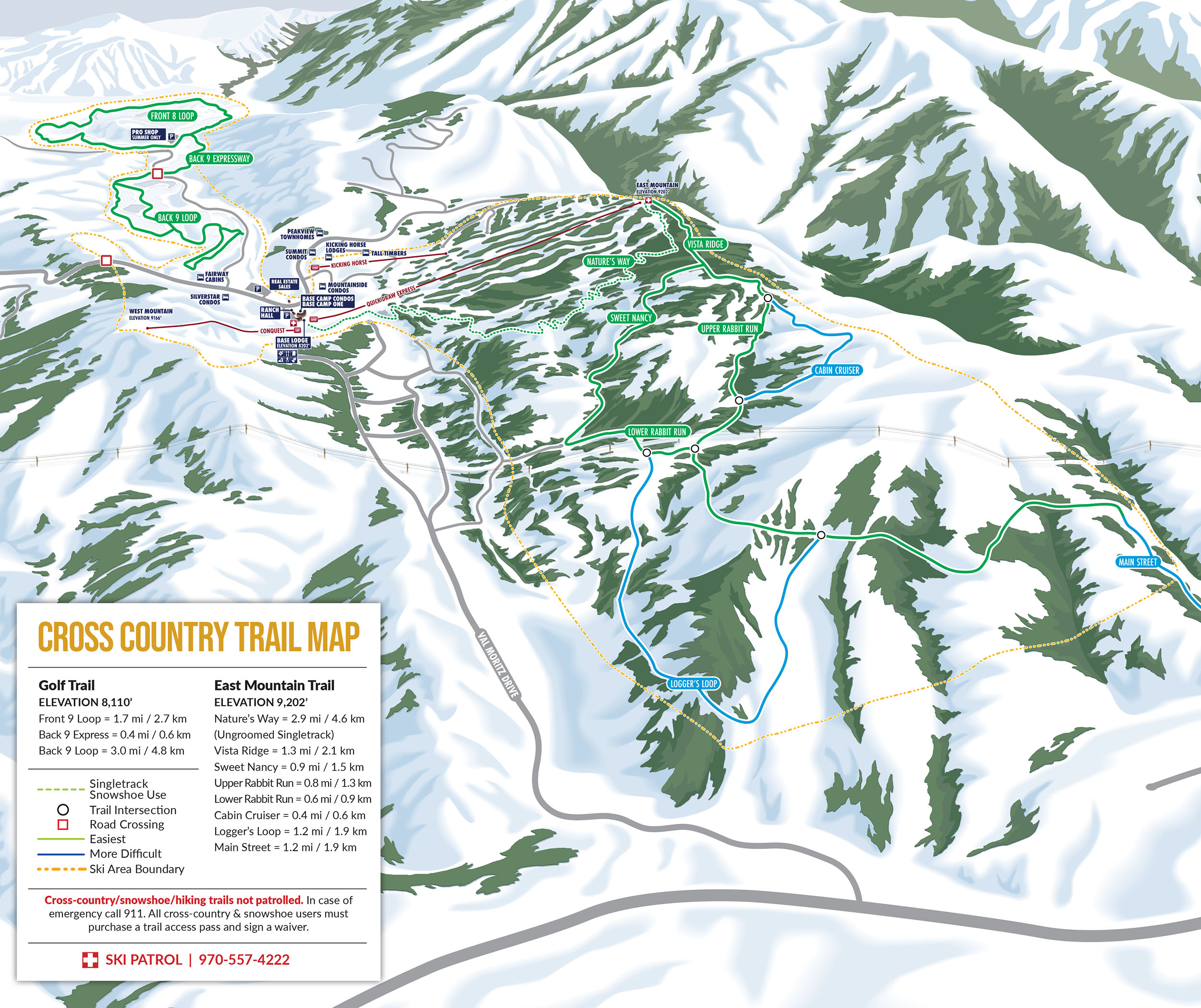 nordic trail map