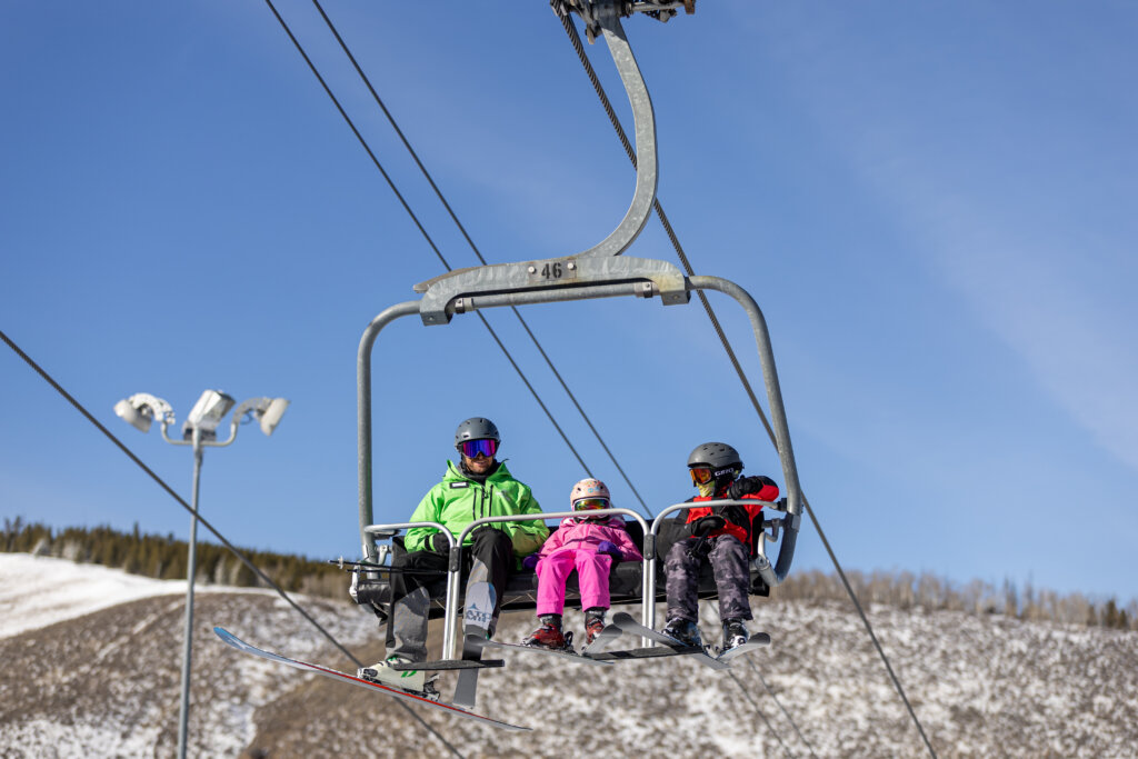 instructor riding lift